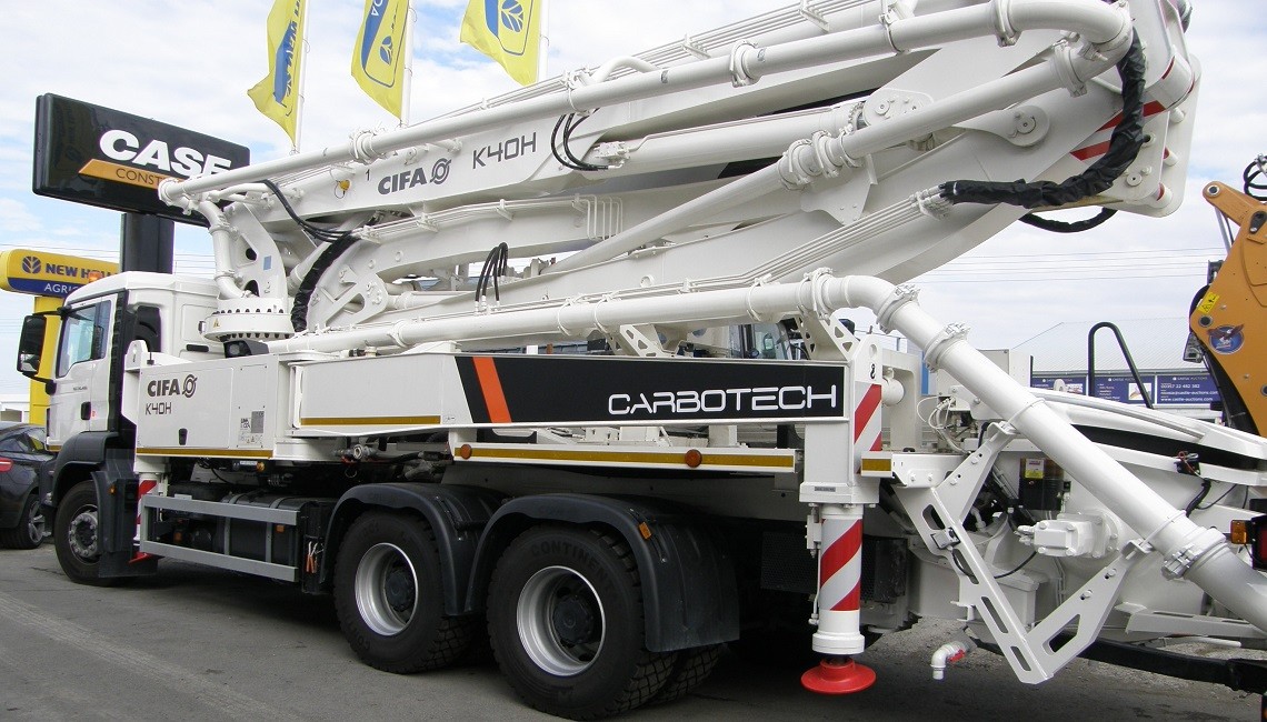 Demonstration of Cifa Truck Mounted Pump K40H Carbotech