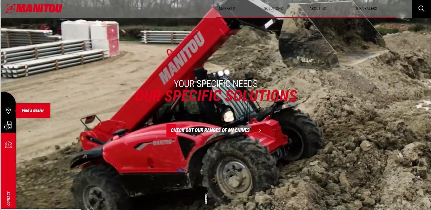 New website of MANITOU